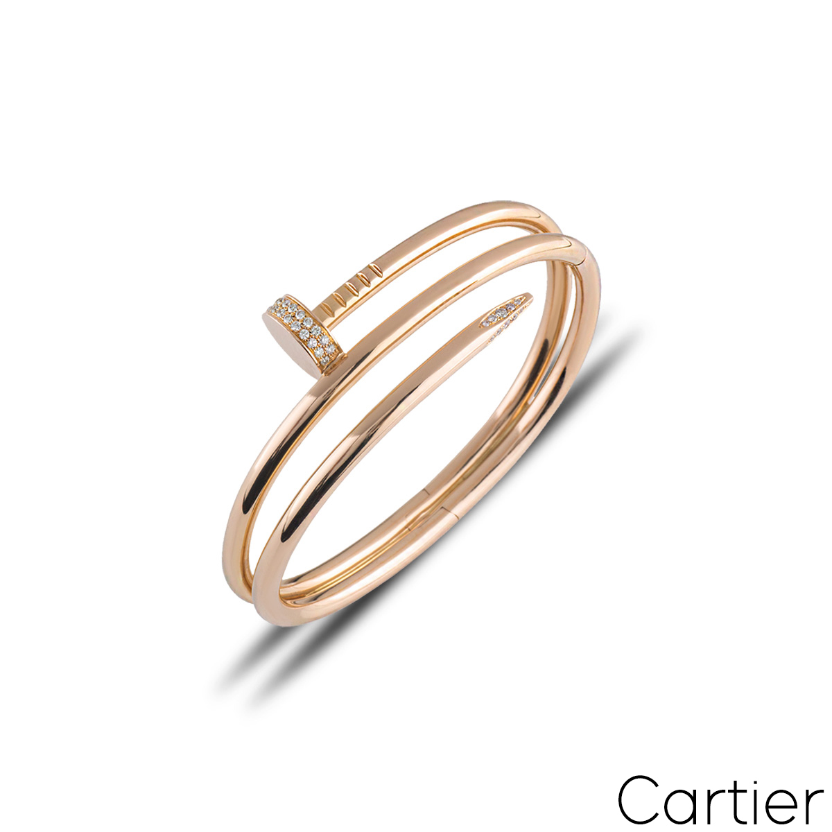 Cartier Juste Un Clou Diamond Bracelet Size 16 N6708416